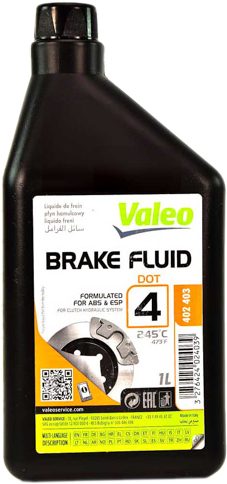 Гальмівна рідина VALEO DOT 4 1 л (402403)